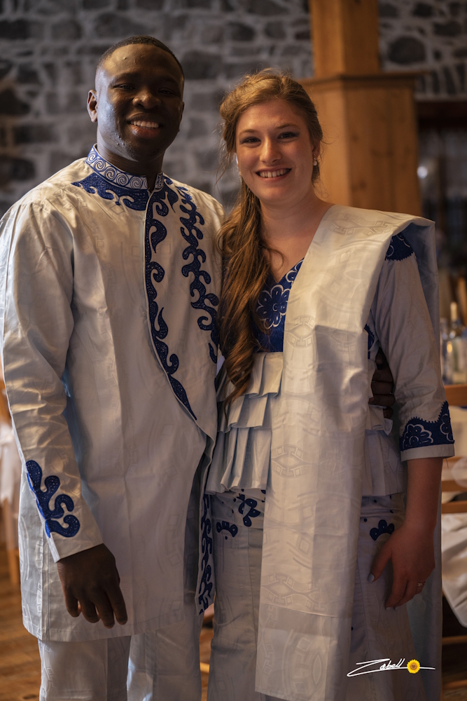 Marianne et son mari Faty